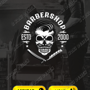 Cartão Interativo Barbearia